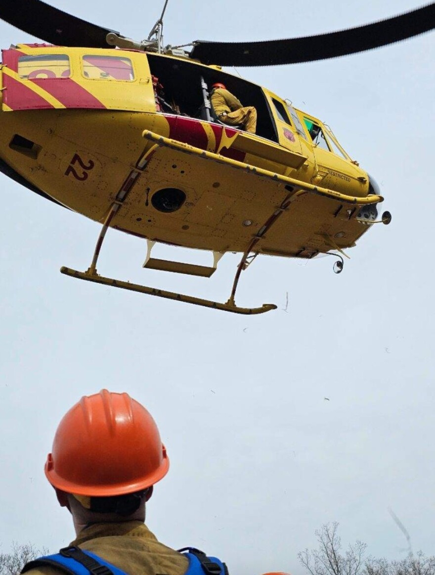 Crewman can apply to the helitack team, and learn to fight fires from helicopters.