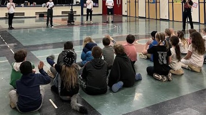 #instaballet at Page Elementary for one of their OBF spring workshops.