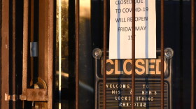 A business in South Bend temporarily closed due to COVID-19.