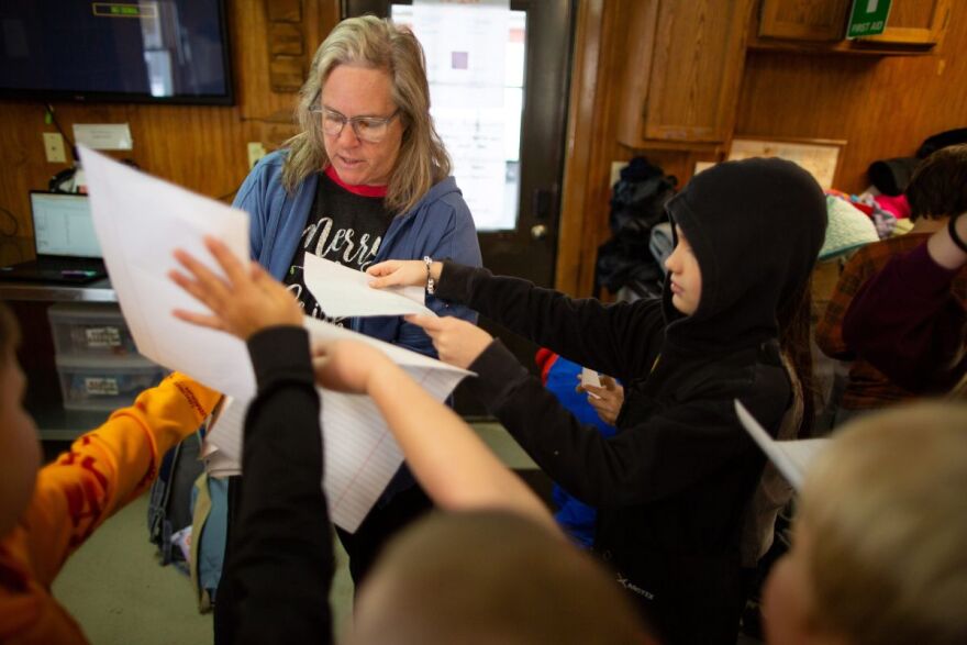  Christina Grandstaff is one of three licensed teachers at Nature’s Gift. 