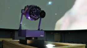 The star projectors at the Charles W. Brown Planetarium use many computers to produce 4K images of the stars.