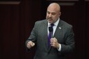 FILE - State Rep. Blaise Ingoglia speaks at the Florida State Capitol, March 9, 2022, in Tallahassee, Fla. (AP Photo/Wilfredo Lee, file)