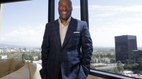 Comedian and media mogul Byron Allen in Los Angeles in 2019. (Chris Carlson/AP)