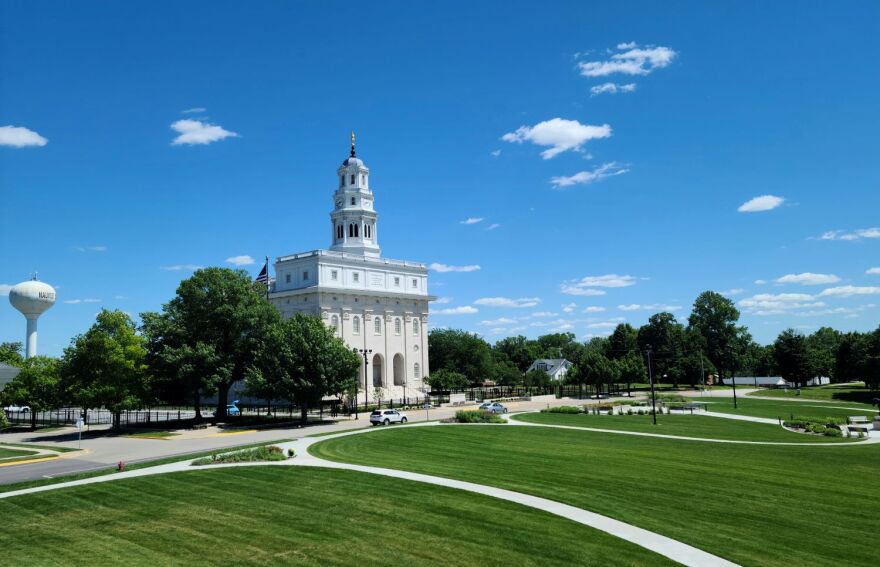 The rebuilt Nauvoo Temple.