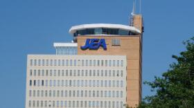 exterior of JEA building