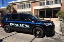 Tallahassee Police Department vehicle parked in front of police headquarters