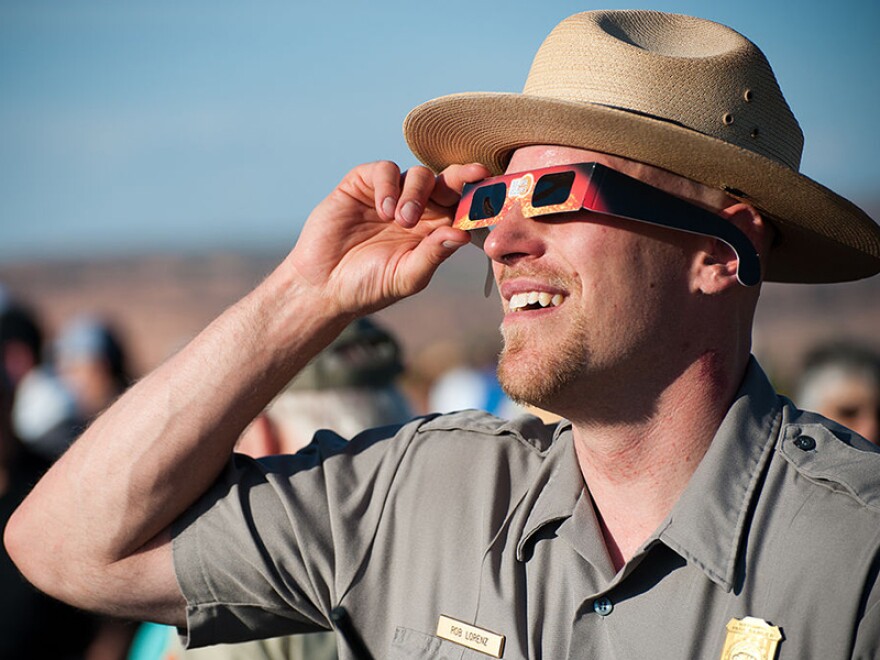 May 20, 2012, eclipse viewing at Arches National Park, Utah.