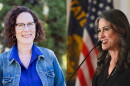 Democratic incumbent Val Hoyle, and Republican challenger Monique DeSpain, are vying to represent the 4th Congressional District. Pacific Green Party candidate, not pictured, is also seeking the seat.