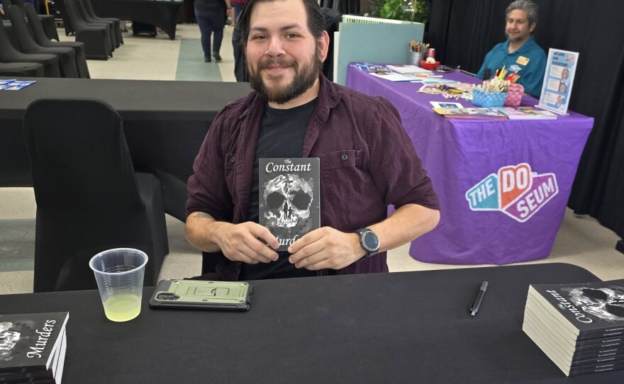 An author and his books