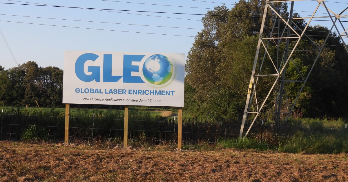 Company building Paducah laser uranium enrichment facility nets $98.9 million in incentives