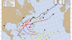 2025 hurricane season summary map