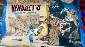 "Harry Potter" Hershey's bars. (Karyn Miller-Medzon/Here & Now)