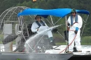 Sprayers like this one are used to control plant growth that threatens to choke Lake Okeechobee.