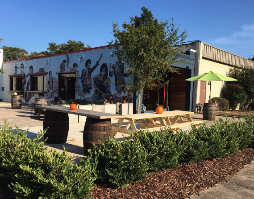 Outside of Brown Truck Brewery