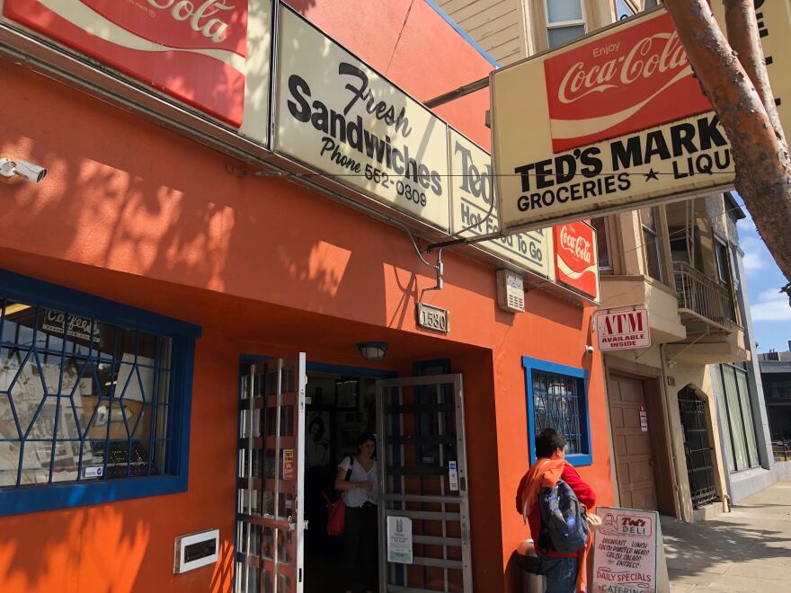 Ted's Market, a convenience store near downtown San Francisco, has sales of vaping products of at least $200 to $300 a day, according to the store's owner, Miriam Zouzounis.