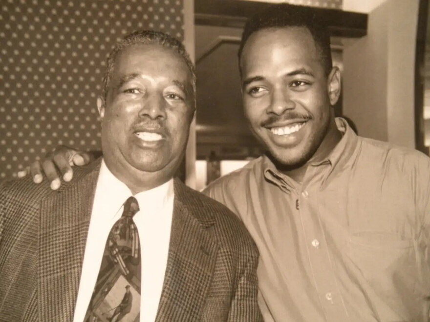 Ray Brown (left) and Christian McBride (right) in 1993