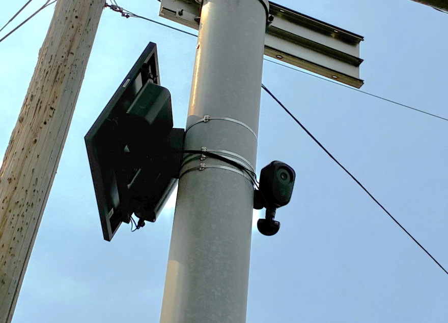 A flock camera in Eugene