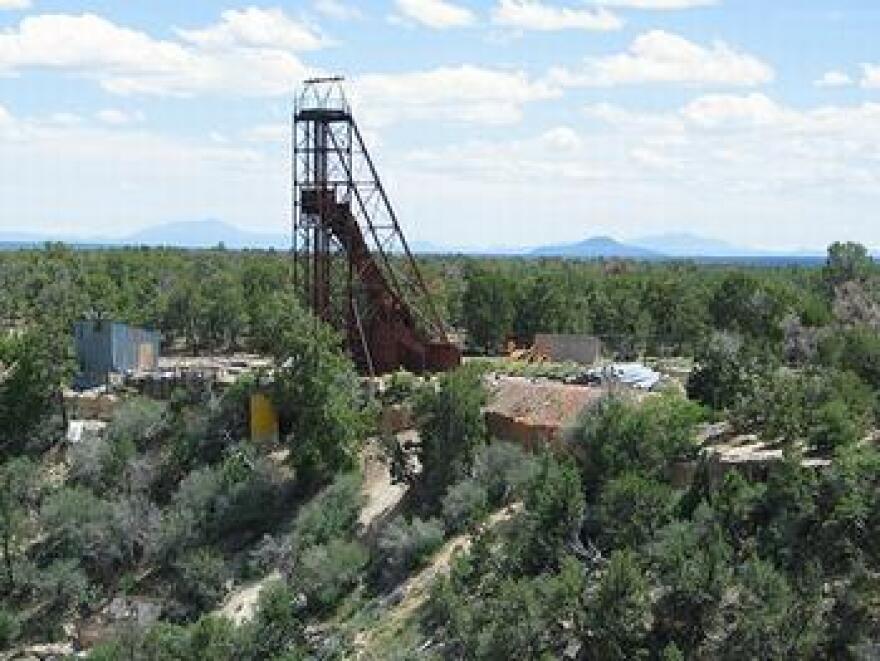 An abandoned uranium mine near the Grand Canyon.