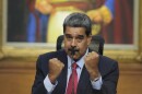 Venezuelan President Nicolas Maduro gestures during a news conference at Miraflores presidential palace in Caracas, Venezuela, July 31, 2024, three days after his disputed reelection.