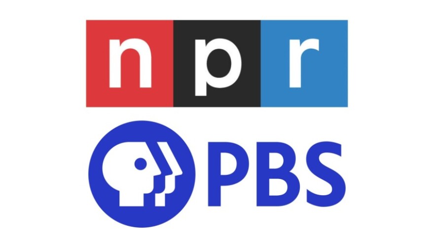 NPR and PBS logos