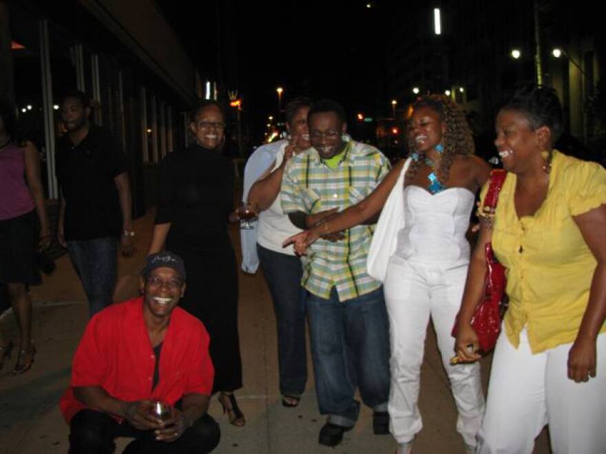 Click to enlarge. The Green family on the night they say they were denied entrance to Power and Light. Photo courtesy of the family.
