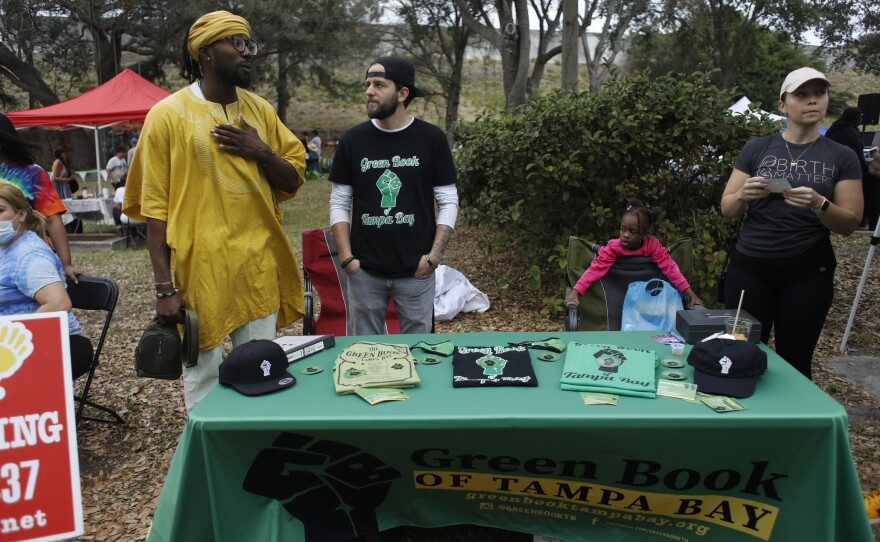 during the 2022 Publix Tampa Bay Collard Festival in St. Petersburg, Florida, on Saturday, February 19, 2022. Photo by Octavio Jones for WUSF