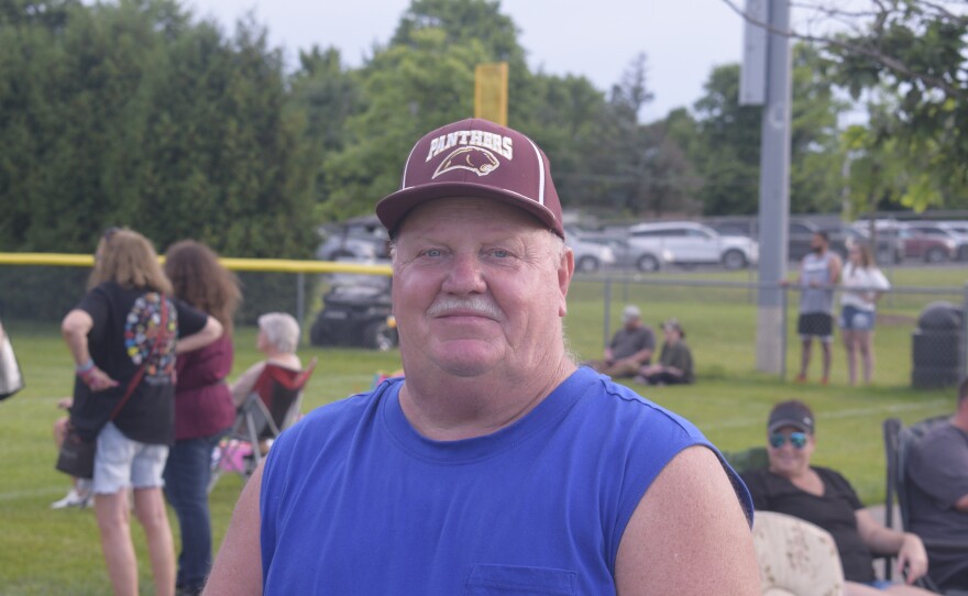 Tim Marcum watched his grandson play this T-ball season.