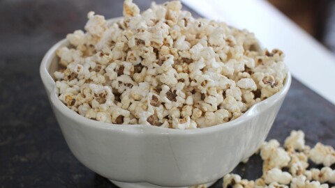 A bowl of popcorn