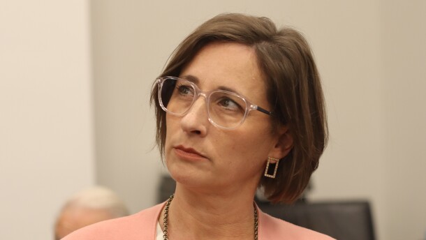 Republican Kentucky state Sen. Lindsey Tichenor of Smithfield on the Senate floor in January 2026.