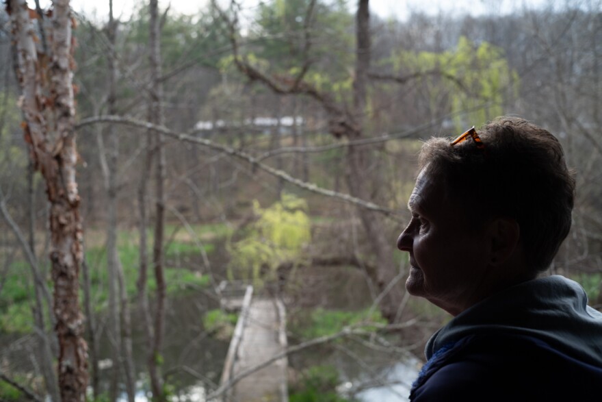 Retired science teacher Terry Vencil directs activities at Wetlands Estonoa in St. Paul, Va. In the late 1990s, local high school students fearful that the demise of coal would turn their communities to ghost towns turned a “scuzzy little lake” into an environmental learning center.