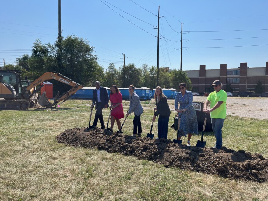 Community leaders break ground on new housing project in Indianapolis.