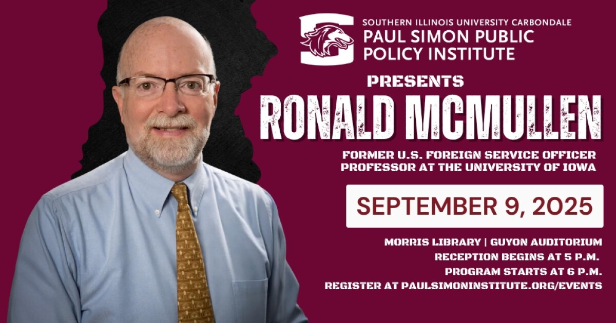 SIU’s Simon Institute hosts diplomat in talk on U.S. foreign policy challenges