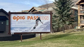 Park City's billboard on Park Avenue is pictured March 23, 2026.