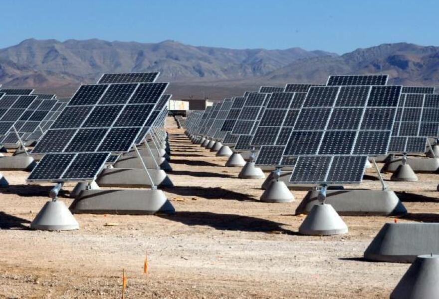 Nellis Air Force Base solar panels