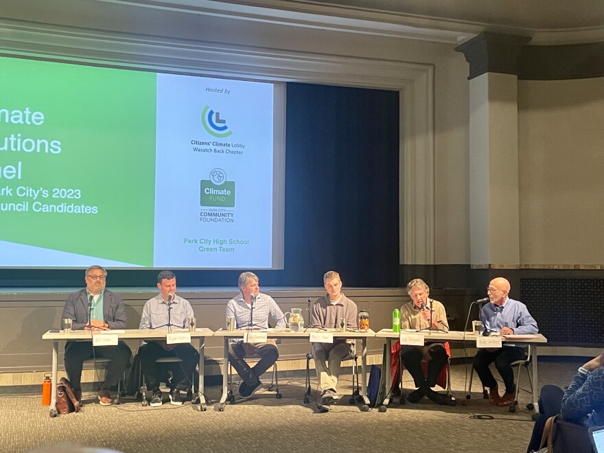 Candidates left to right: Bill Ciraco, Ryan Dickey, John Greenfield, Matt Nagie, Ed Parigian, and Bob Sertner.
