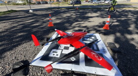 One of the drones used by Upstate University Hospital to deliver medications, supplies and more.