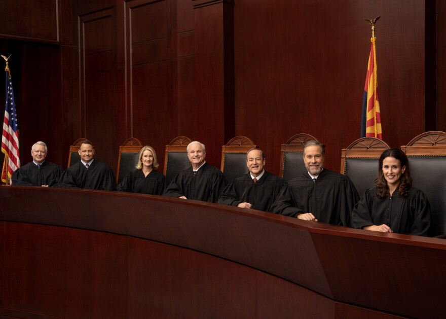 The Arizona Supreme Court as of March 2022.