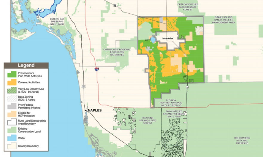 Detail of Habitat Conservation Plan Map