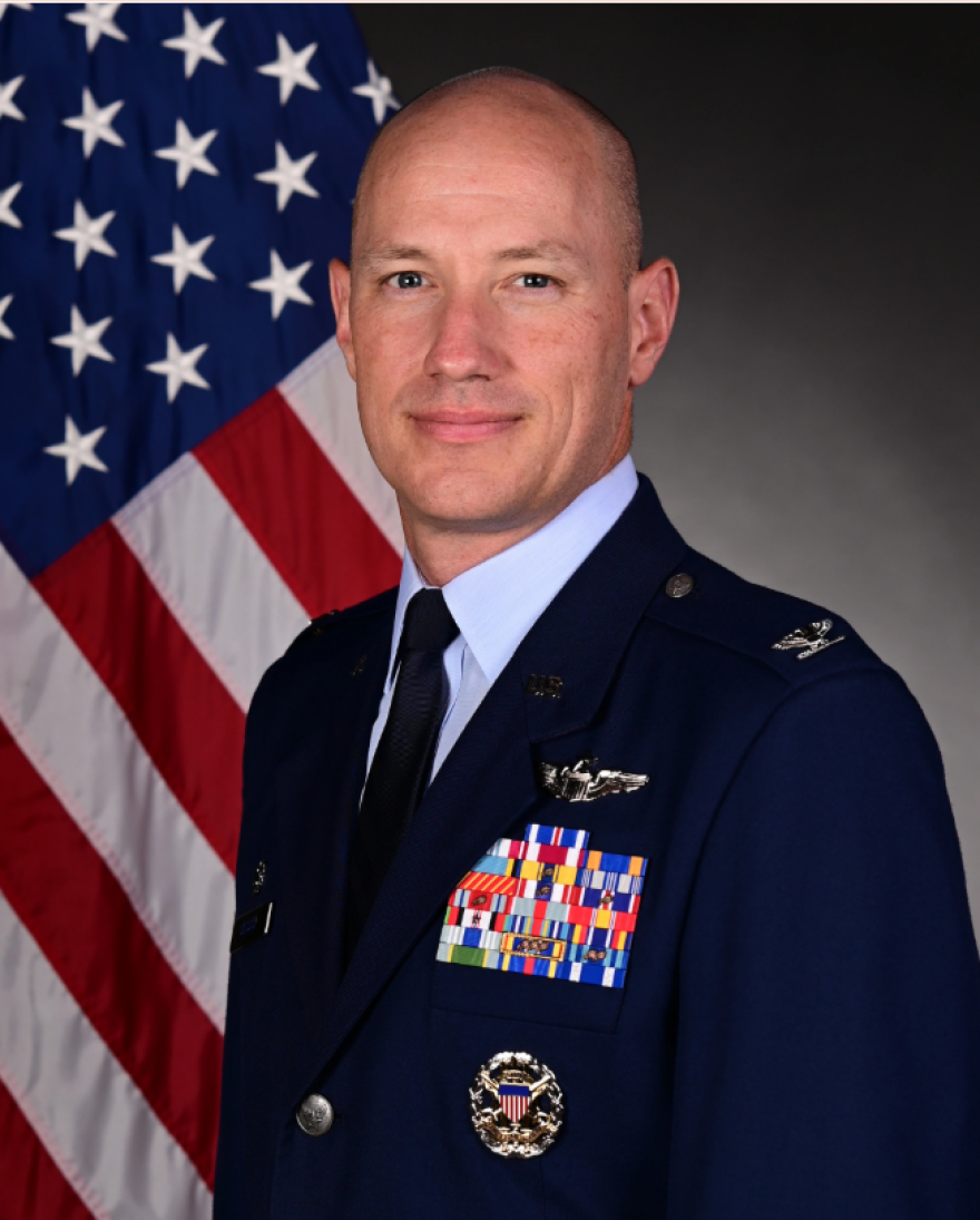 11th Air Task Force Commander, Colonel Brett Cassidy