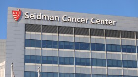 A photo of University Hospital's Seidman Cancer Center near Cleveland's University Circle.
