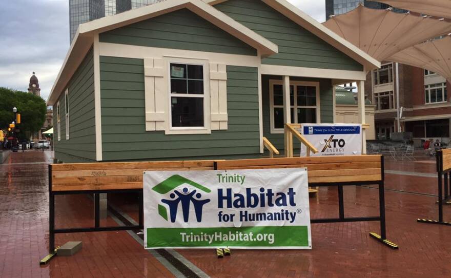 Habitat For Humanity Builds A Home In Downtown Fort Worth | KERA News