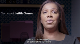 NYS Attorney General Letitia James announces her run for governor via video message.