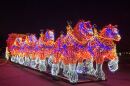 Lighted Horse Display at the Festival of Lights in East Peoria