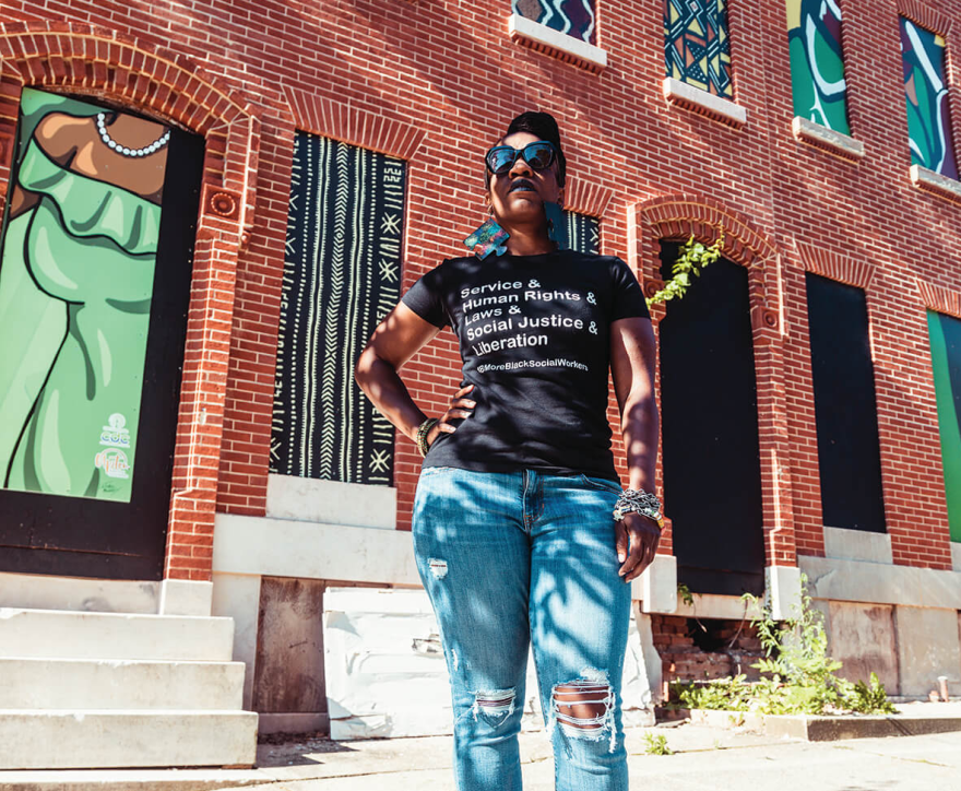 Community organizer Nneka N'namdi launched Fight the Blight in 2016 to promote policies that would provide safer and more stable housing for city residents. (courtesy photo)