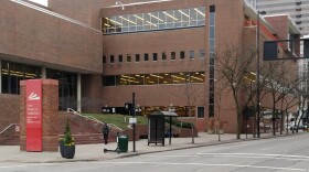 The Downtown Library, pictured five days after the system closed because of the pandemic.