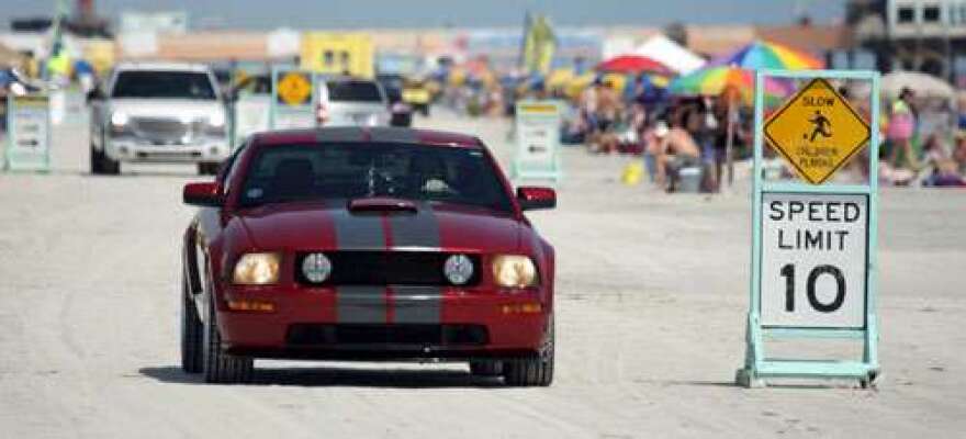 Officials will decided whether to further restrict beach driving in areas of Volusia County. Photo: Volusia County.