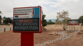 The entrance to Southwestern Indian Polytechnic Institute in northwest Albuquerque pictured on June 10, 2025.