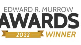 Edward R. Murrow Awards 2022 winner logo.