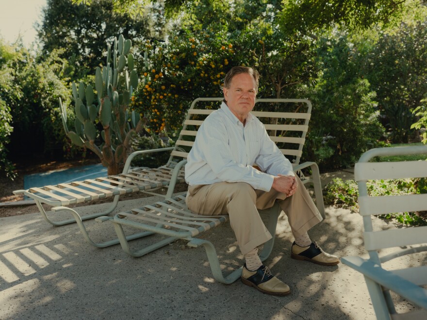 Steve Haney, a litigator and trial attorney, poses for a portrait at home in La Cañada Flintridge, Calif., on Nov. 23.