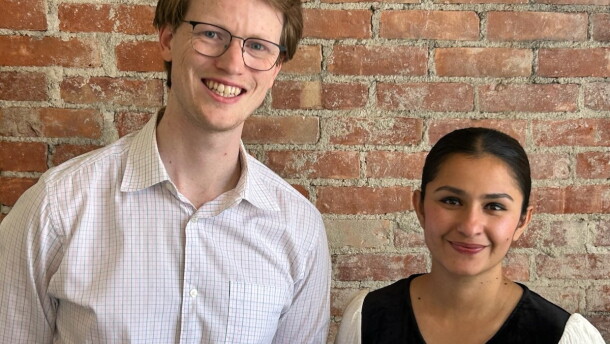 Photo shows Daryl Simons and Sukanya Burman, co-founders of the Jamestown Dance Festival.